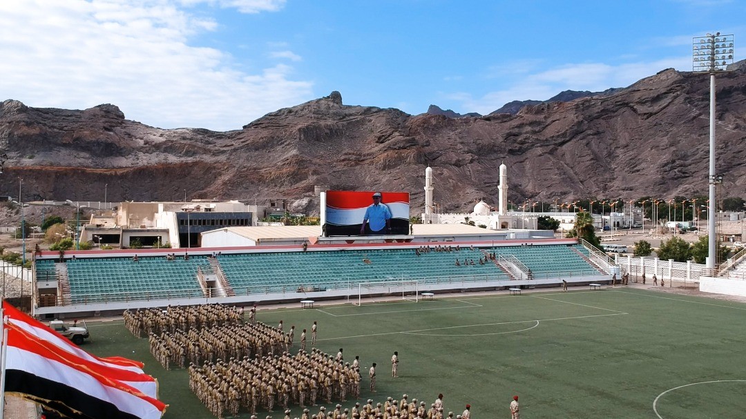 صور/ عروض عسكرية في العاصمة عدن لوحدات من ألوية الحماية الرئاسية في تدشين العام التدريبي 2019