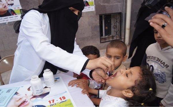 انطلاق حملة التحصين ضد شلل الأطفال بمحافظة تعز