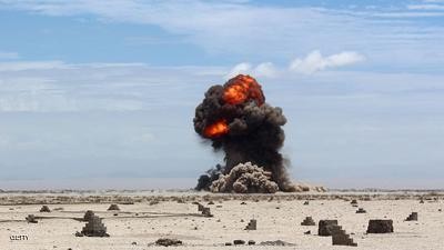 بوارج أمريكية تقصف مواقع في محافظة ابين