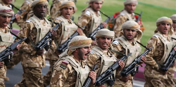القوات القطرية المشاركة بالتحالف تصل الدوحة