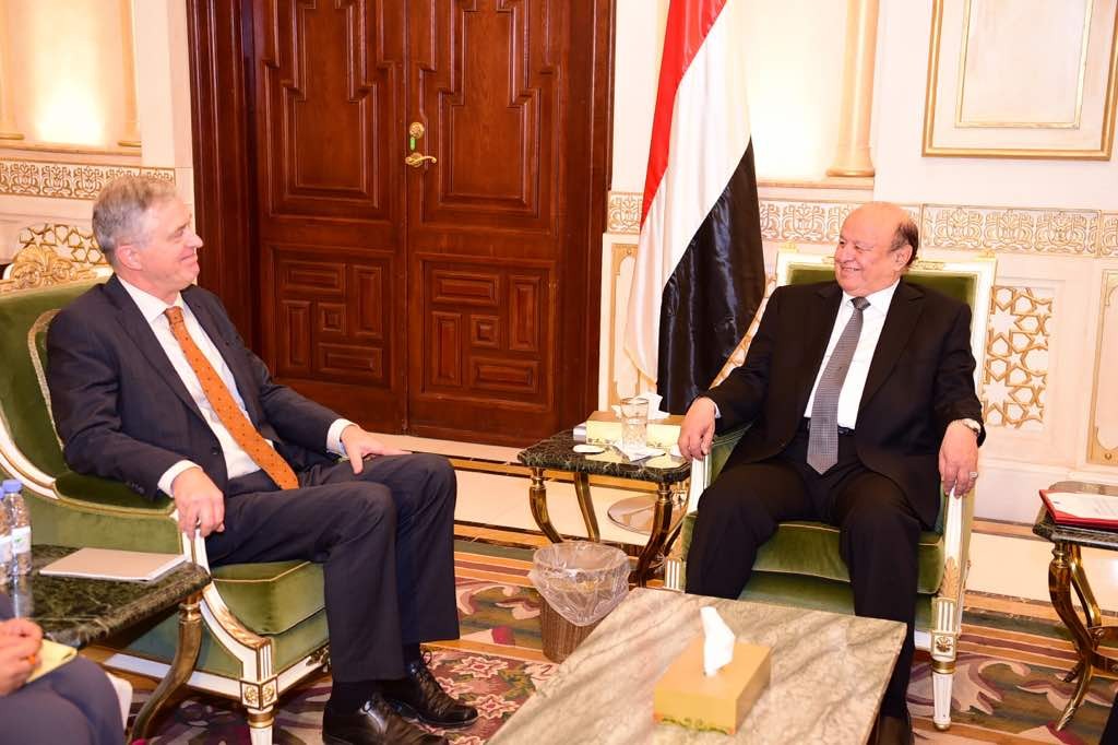 رئيس الجمهورية يستقبل السفير الهولندي لدى اليمن