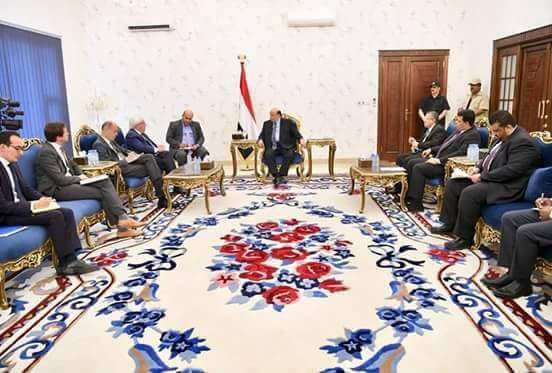 التفاصيل الكاملة للقاء الرئيس هادي بالمبعوث الأممي