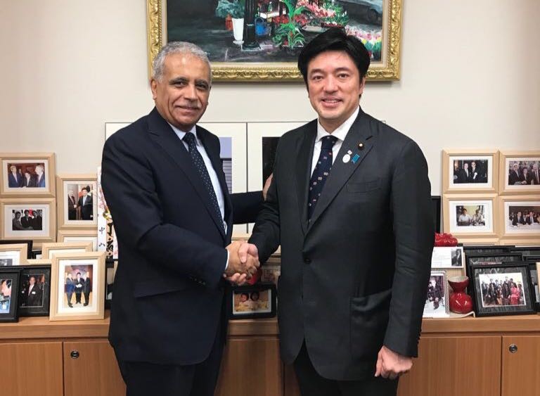 السفير خميس يشيد بمواقف اليابان الداعمة للحكومة الشرعية