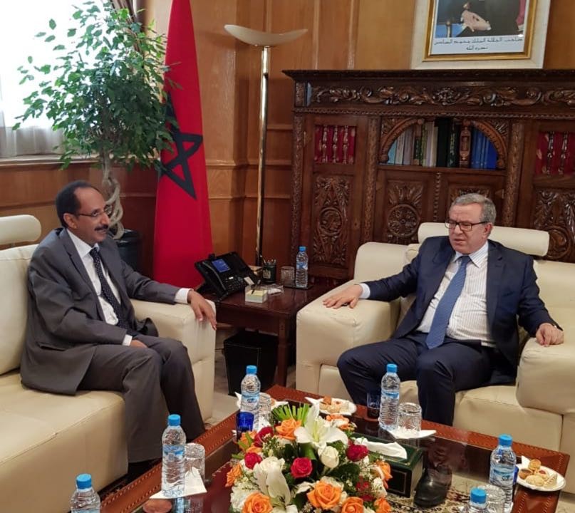 السفير الأصبحي يطلع وزير العدل المغربي بالتطورات اليمنية السياسية والانسانية
