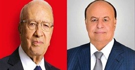 الرئيس هادي يبعث برقية تهنئة لنظيرة التونسي بذكرى الجلاء