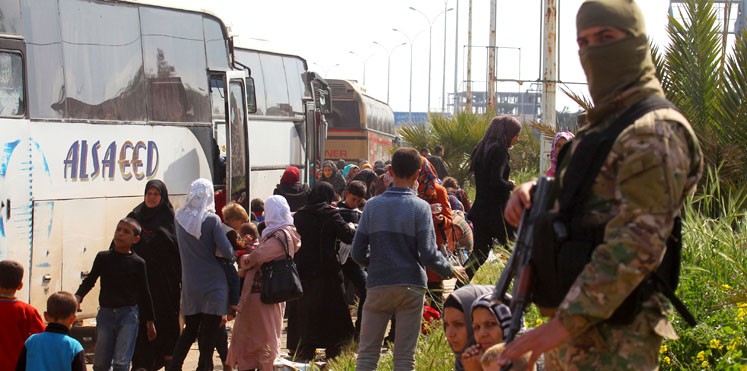 حصيلة جديدة للتفجير الذي استهداف حافلات مهجرين سوريين
