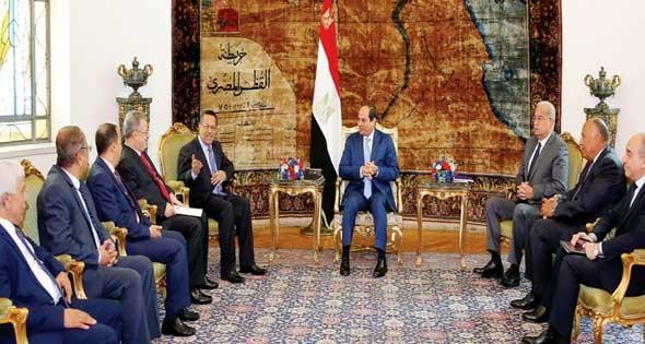 الرئيس السيسي : نؤكد دعمنا للحكومة الشرعية فى اليمن برئاسة الرئيس عبد ربه منصور هادي