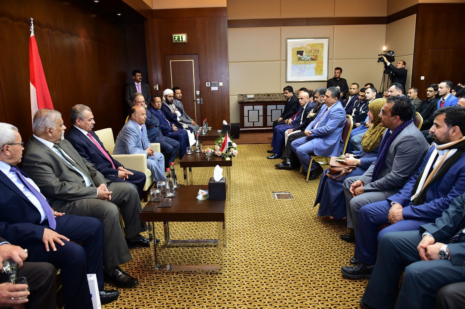 ابرز ماجاء في لقاء الرئيس هادي باليمنيين في تركيا
