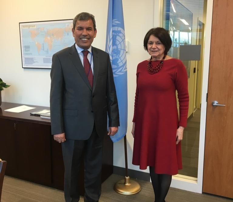 السفير السعدي يلتقي وكيل الأمين العام للأمم المتحدة