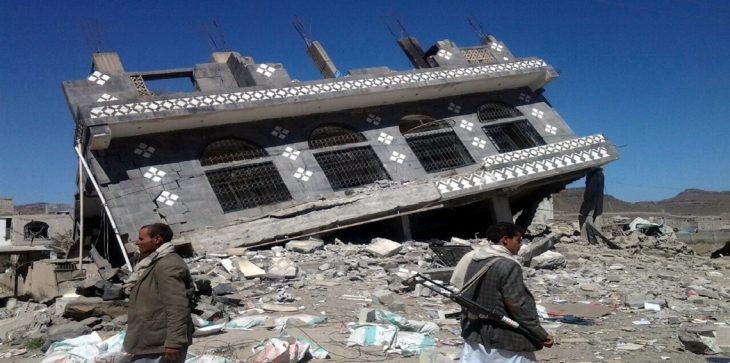 المليشيات تفجر منزل شيخ قبلي بمحافظة إب بعد مواجهات ضارية مع أنصاره