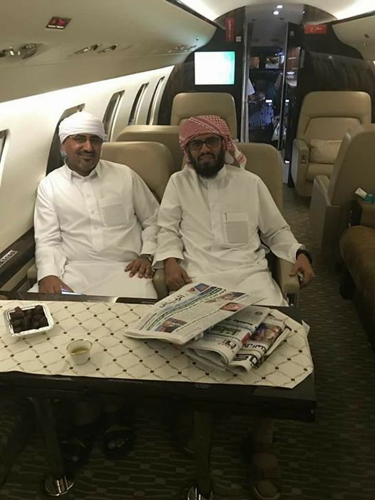 "بالصورة" عيدروس الزبيدي وهاني بن بريك يغادرون الرياض  بعد رفض القيادة السعودية مقابلتهم 