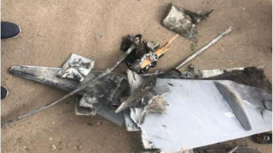 الجيش الوطني يسقط طائرة مسيرة حوثية في الضالع