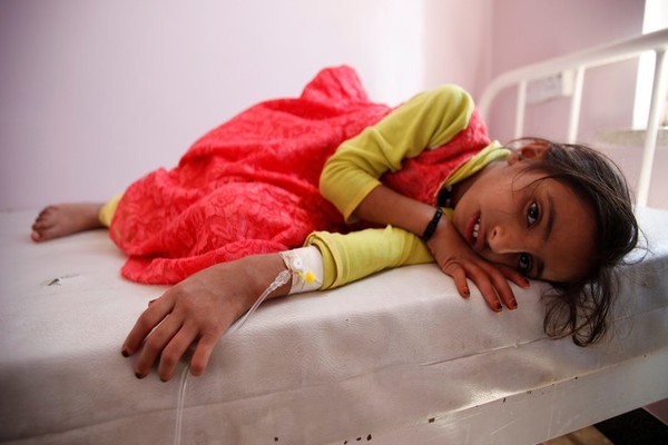 ارتفاع اعداد المصابين بالكوليرا في اليمن الى مليون مصاب