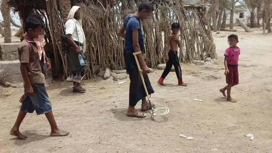 "هيومن رايتس": ألغام الحوثي تقتل المدنيين وتمنع وصول المساعدات الإغاثية