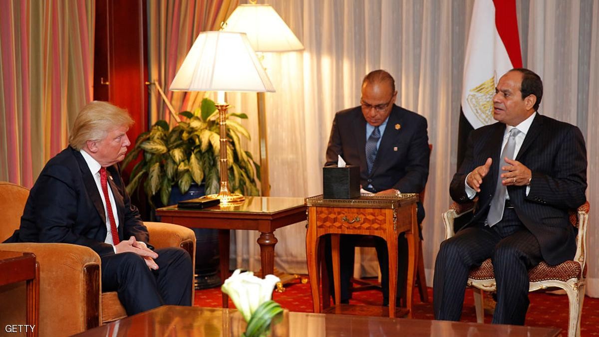 لقاء محموم بين الرئيس المصري وترامب "بماذا تحدثا"