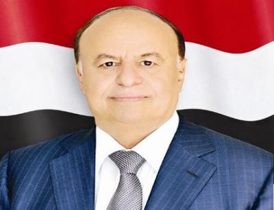 الرئيس هادي يبعث برقية عزاء إلى المستشار الإعلامي بسفارة اليمن في القاهرة بوفاة شقيقه