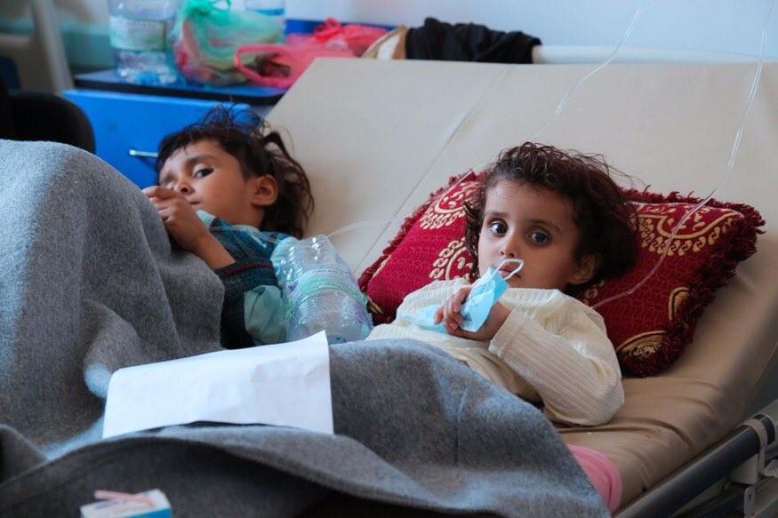 الامم المتحدة: اليمن يشهد أكبر تفشي لوباء الكوليرا في العالم.