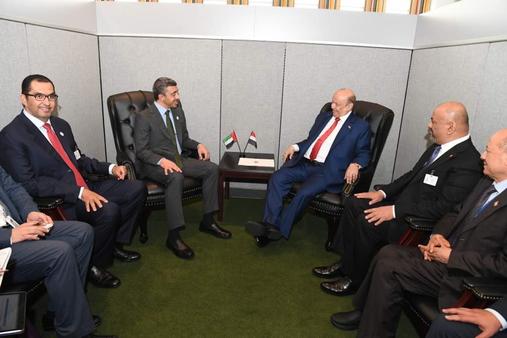رئيس الجمهورية يلتقي وزير الخارجية والتعاون الدولي الإماراتي