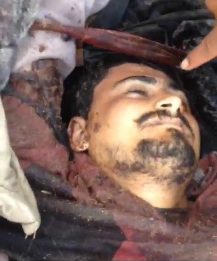 نقل جثة الحوثي المداني الى السعودية