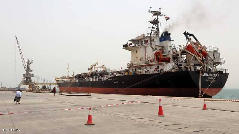 التحالف يصدر 9تصاريح لدخول سفن موانئ اليمن